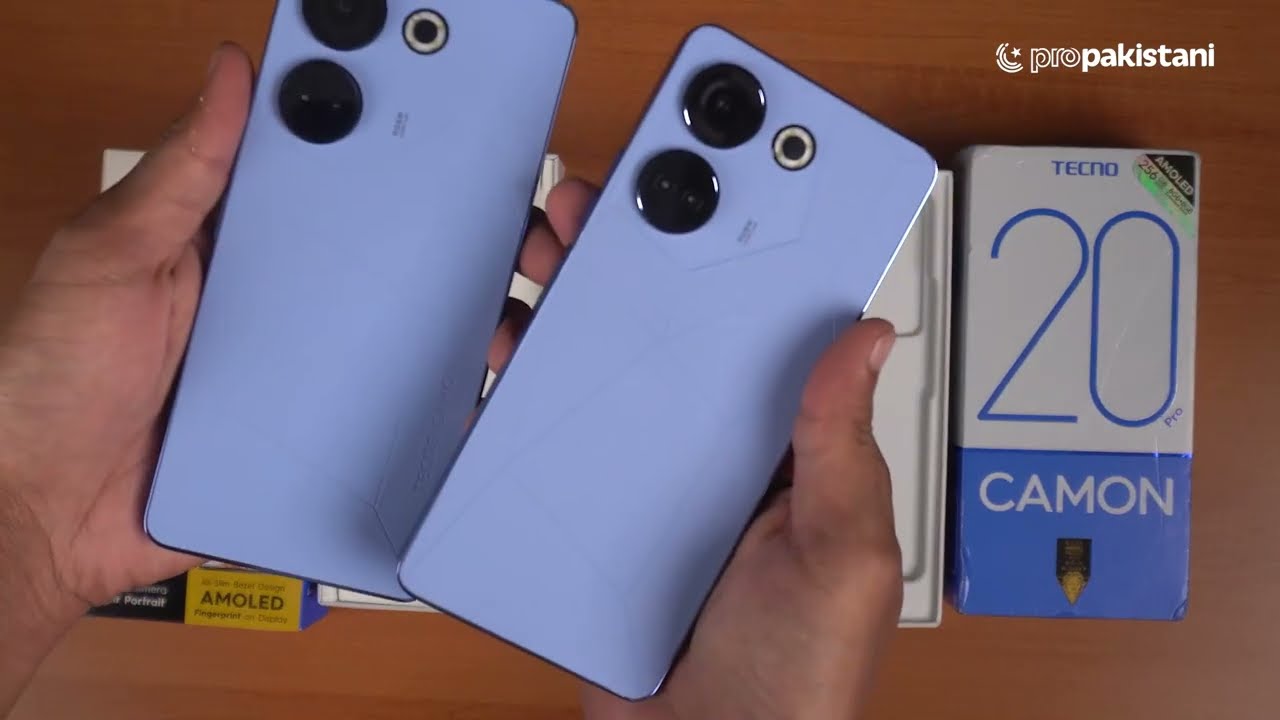 Tecno Camon 20 Pro & Tecno Camon 20 Side by Side Comparison