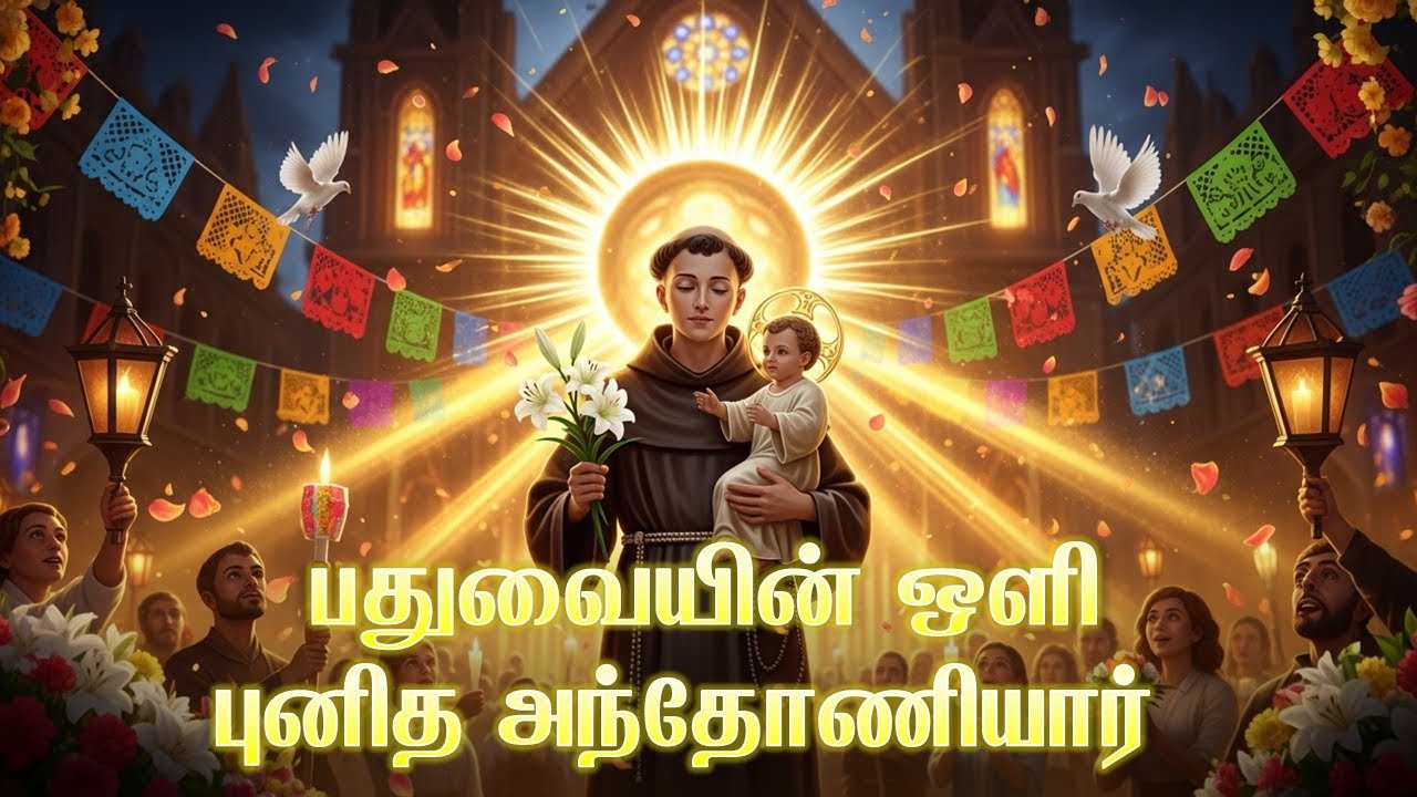 பதுவையின் ஒளி – புனித அந்தோனியார் #tamilchristiansongs #song #tamilsong #tamilchristian #tamilmusic