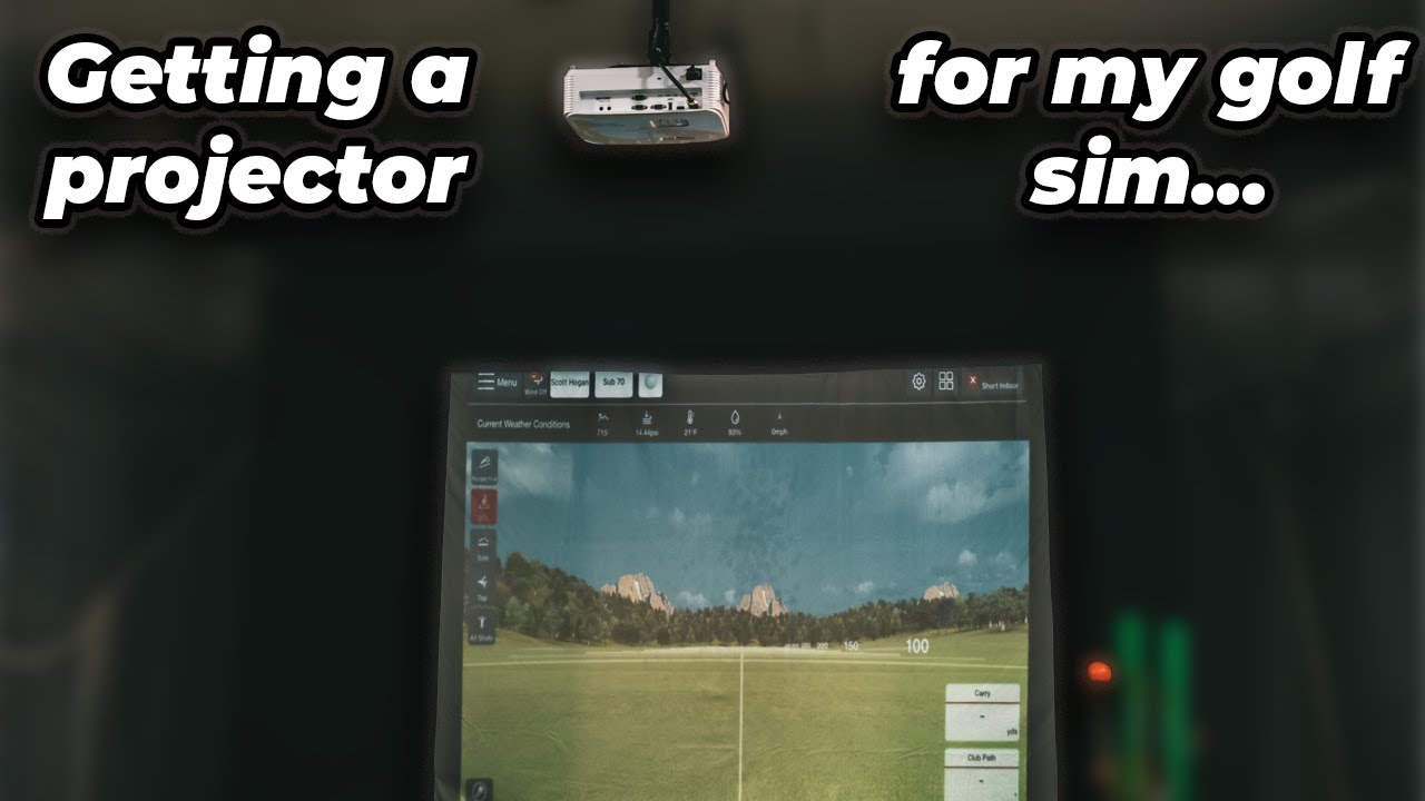 Getting a Projector for My Home Golf Simulator