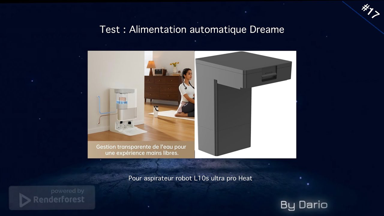 G TESTÉ #17 / Kit alimentation eau Dreame pour L10s ultra pro Heat