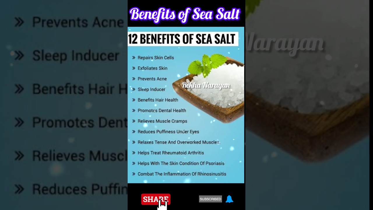 Benefits of Sea Salt #sea #seasalt #shortsfeed #trending #viralshort