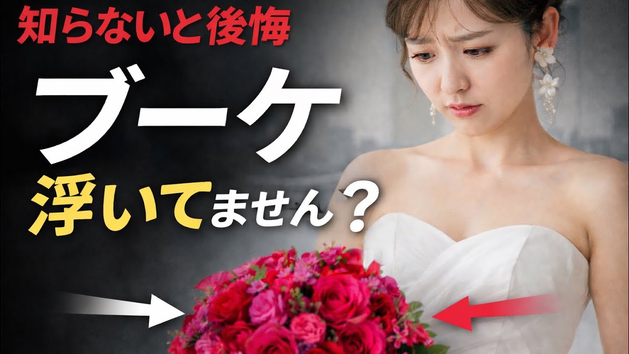 【知らないと大後悔】式当日に『ブーケが同化』する落とし穴！失敗しない3つの鉄則