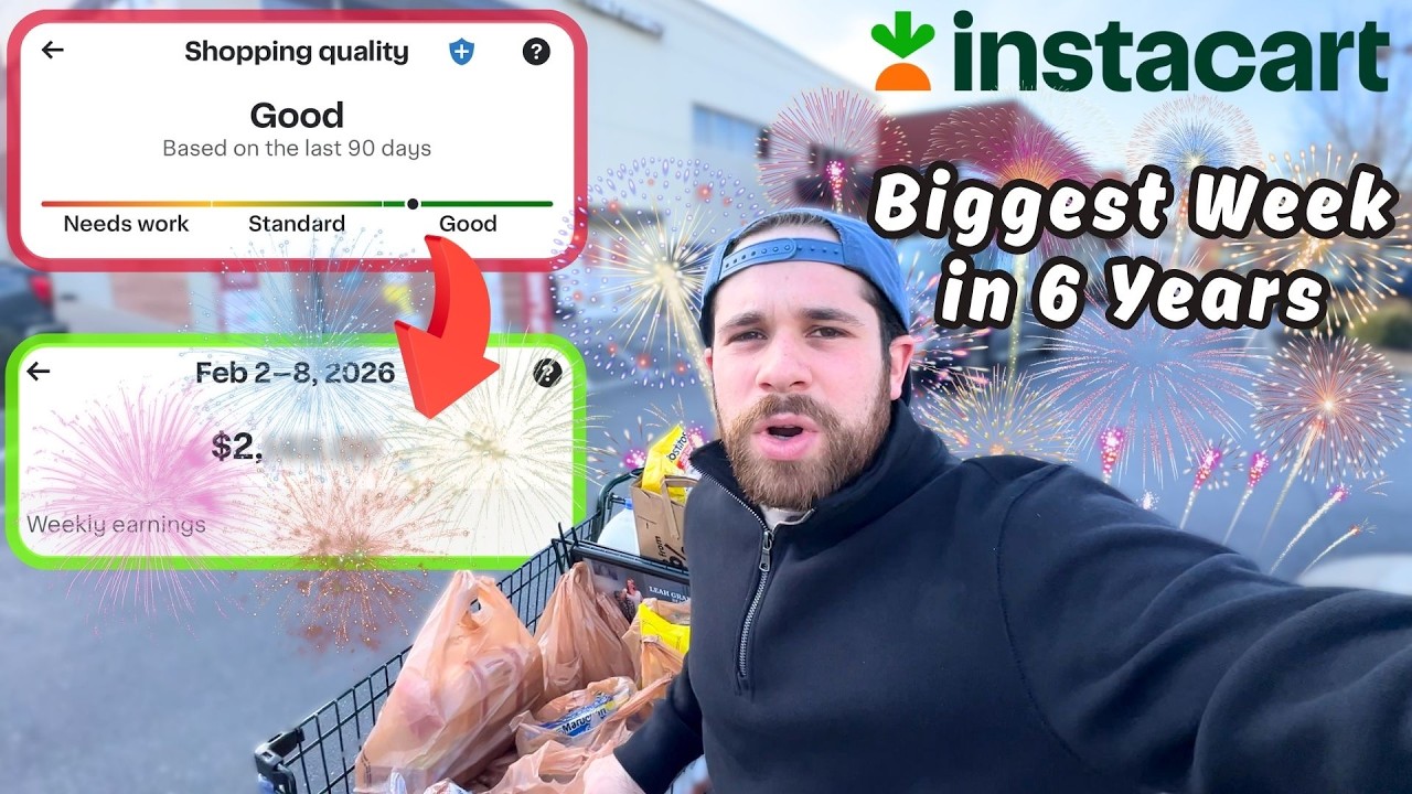 Качество моего магазина в Instacart упало = Я заработала рекордную неделю (более 2000 долларов)