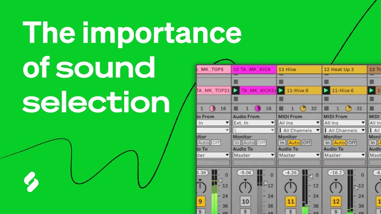 The importance of sound selection - examples of good vs bad sound selection