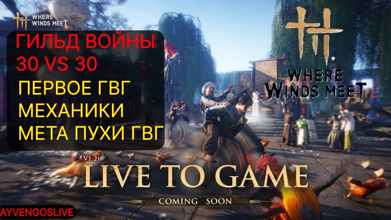 Where Winds Meet -  ГВГ 30 VS 30 | ГАЙД ВСЕ О ГИЛЬД ВОЙНАХ