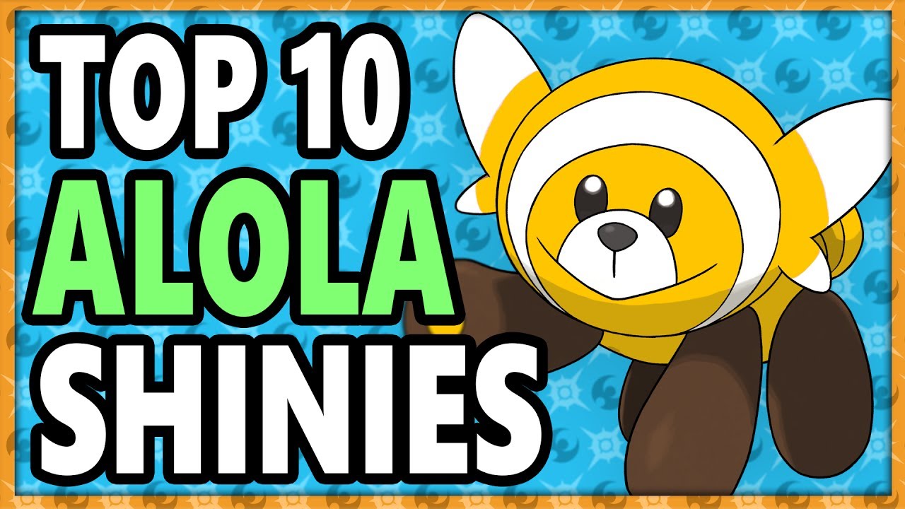 Top 10 BEST Shiny Pokemon In Sun/Moon