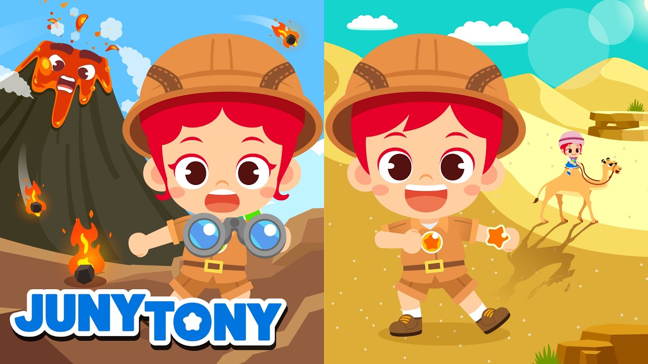 Exploring The Desert And Sea 🧭| Let's Go Together! | Compilation | JunyTony