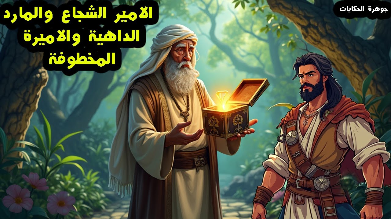 قصة الأمير الشجاع والمارد الداهية والاميرة المخطوفة من القصص الخيالية المشوقة والمسموعة قبل النوم