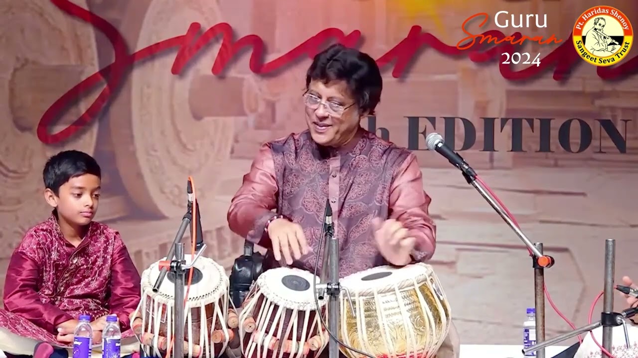 Guru Smaran'24 Pt.Haridas Shenoy Sangeet Seva Trust|Pt.Anindo Chatterjee|Ustd Sabir Khan|Tabla Solo