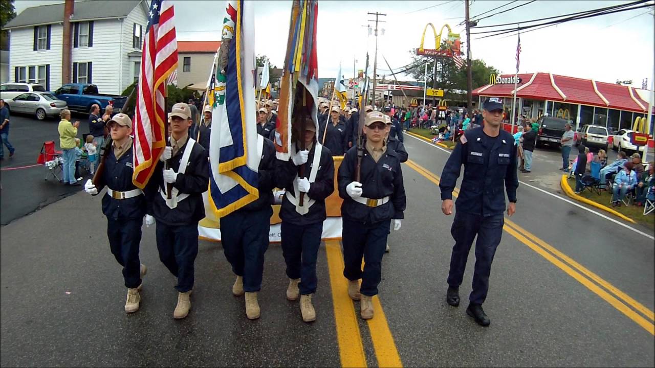 Cadets march in the 2016 Buckwheat Festival
