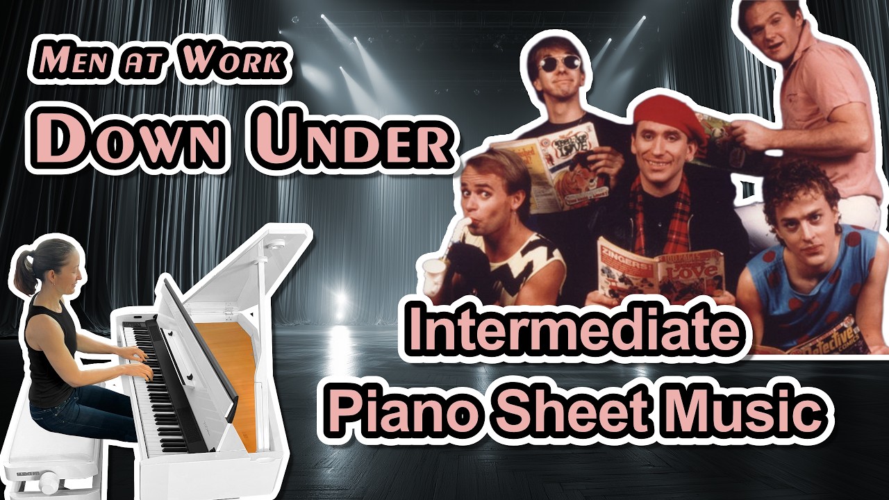 Down Under (Men at Work) - Intermediate Piano Sheet Music