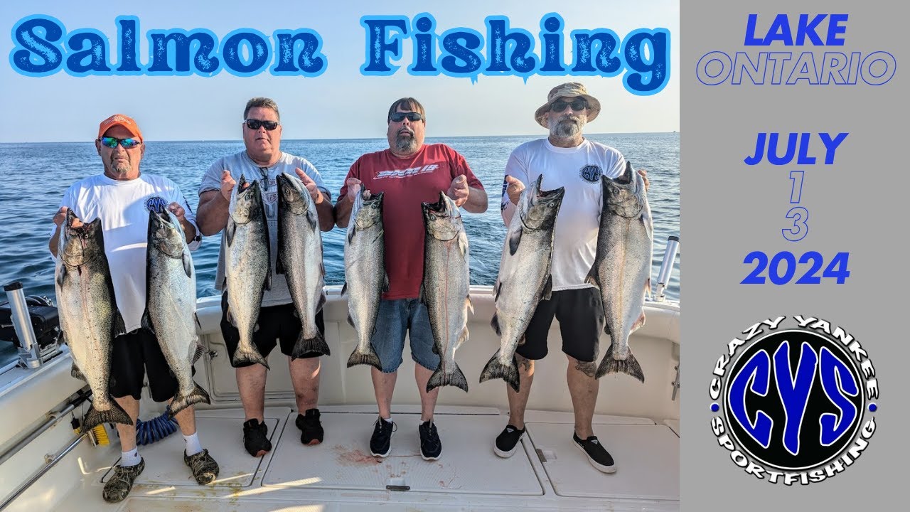 Ловля лосося на озере Онтарио с Crazy Yankee Sportfishing