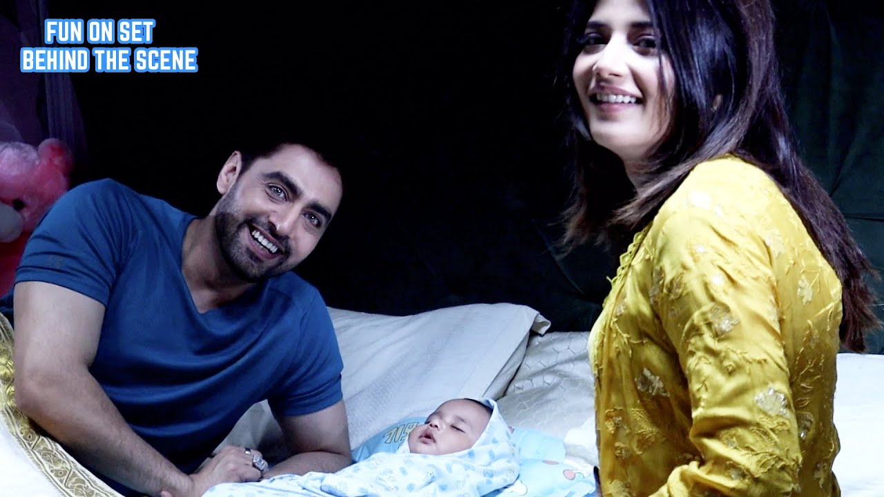 Yeh Rishta Kya Kehlata Hai Behind The Scene Abhira & Armaan are having fun with child while shooting