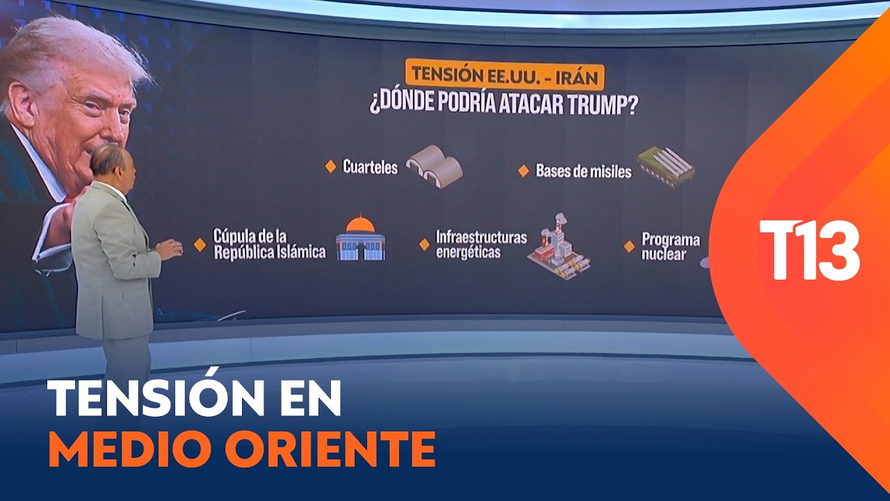 Trump abre posibilidad de ataque contra Irán