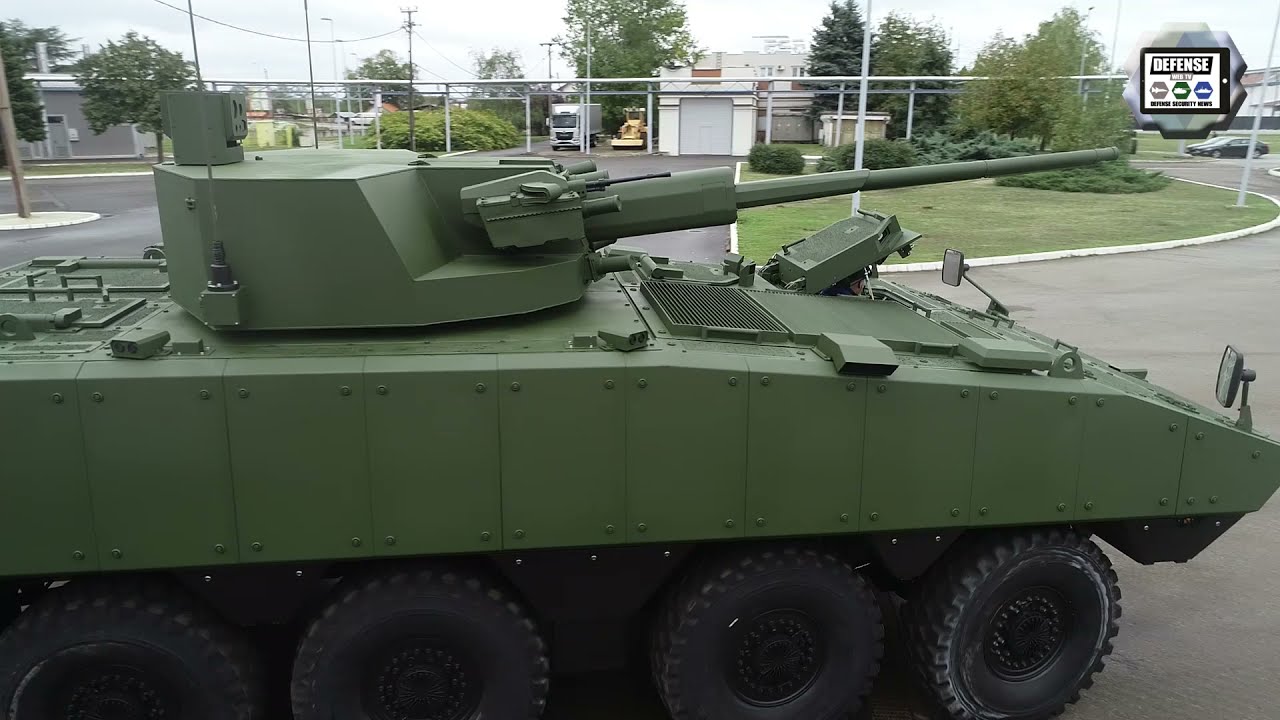 Lazanski Yugoimport 8x8 armored vehicle IFV with AU-220m 57mm cannon technical review Partner 2021