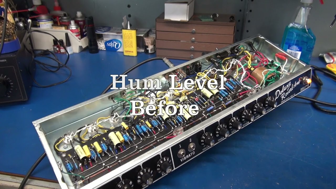 Ужасный гул. Комплект Fender Deluxe Reverb для гитарного лампового усилителя. Решение. Установите...