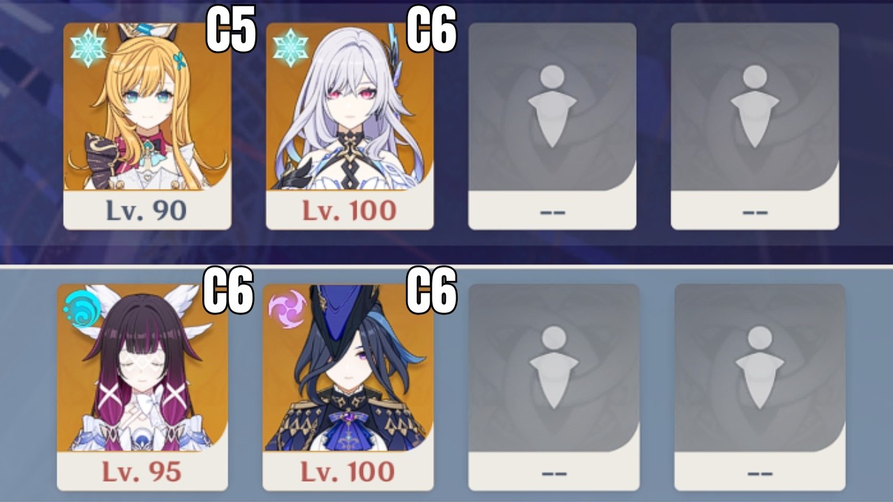 Skirk & Clorinde Duo Spiral Abyss Luna IV/6.3