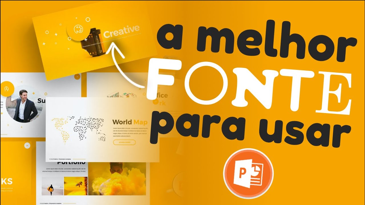 6 dicas para usar fontes criativas na Apresentação de Powerpoint