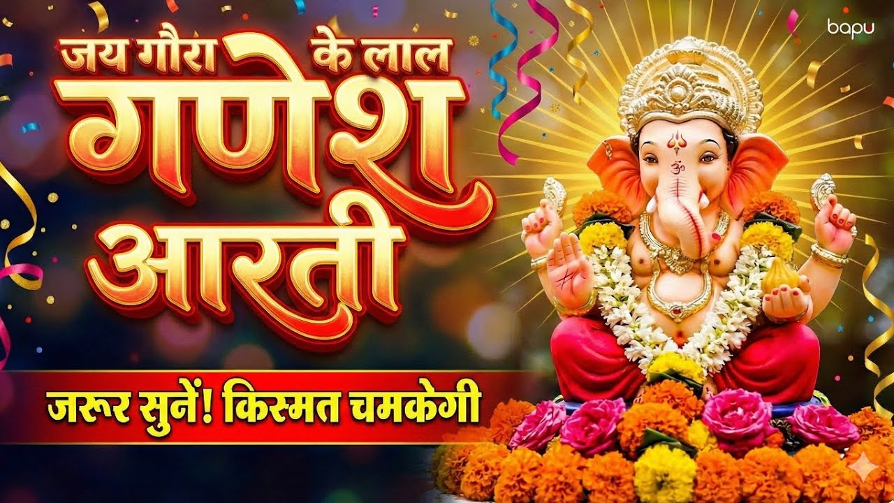 गणेश जी की यह आरती सुनने से सोई किस्मत जग जाएगी | जय गौरा के लाल | Ganesh Aarti | Ganesh Ji Ki Aarti