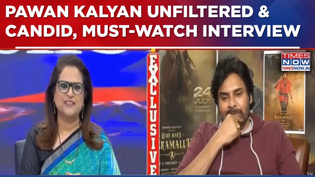 Full Interview: Pawan Kalyan, Navika Kumar Candid Chat On Language Row, Mughal History & More| Watch
