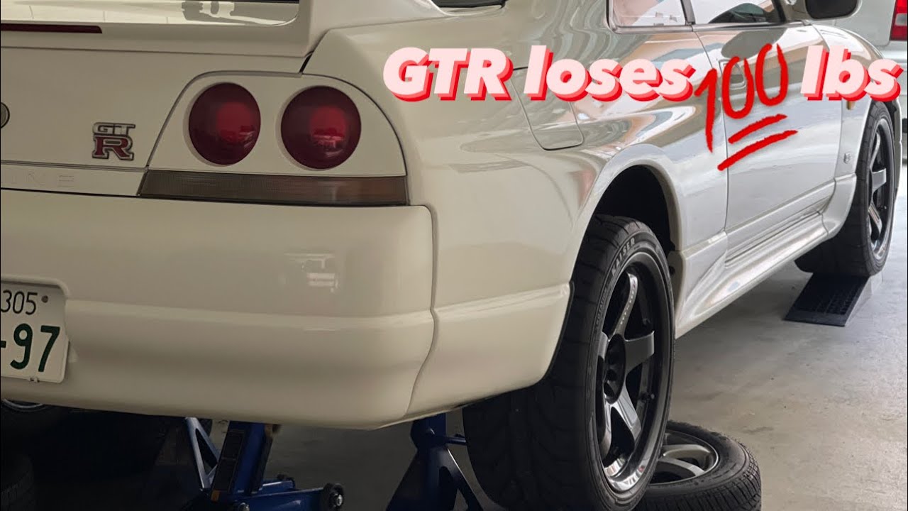 R33 GTR loses 100 pounds weight savings