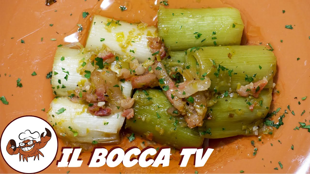 848 - Porri con guanciale in bianco, qui di certo non manco! (contorno morbido, facile e saporito)