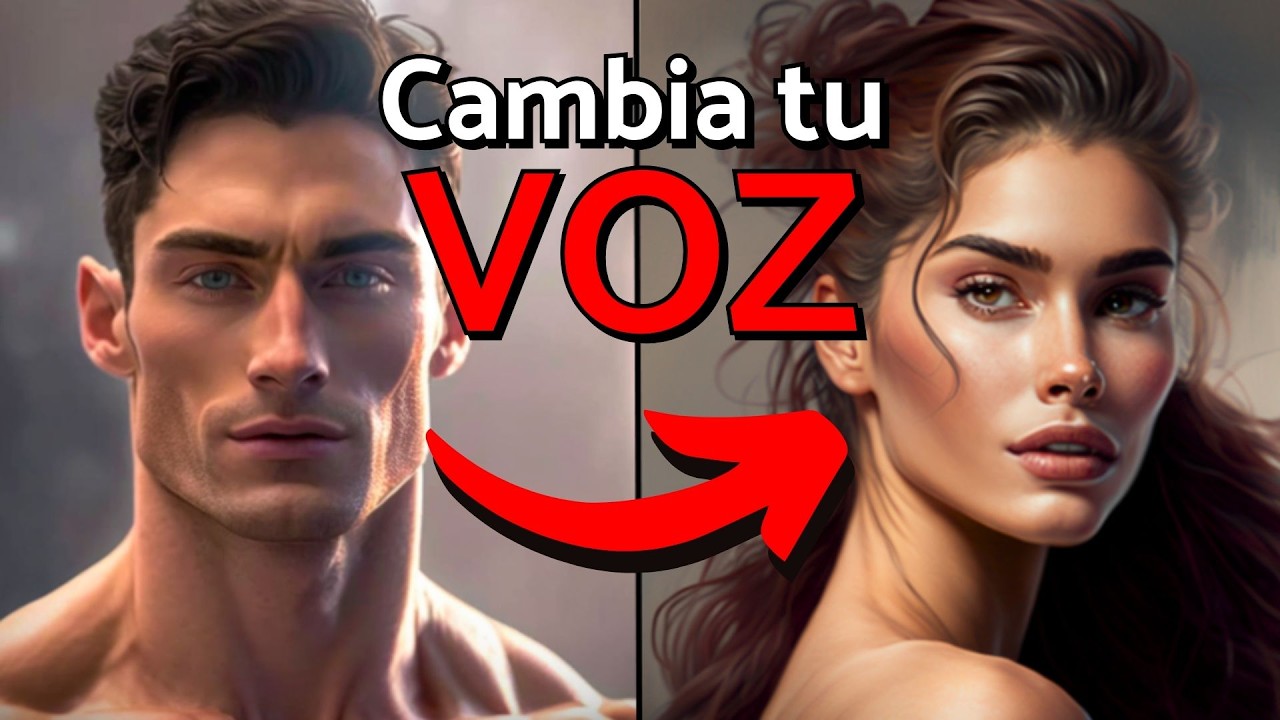 👩🏼Como HACER VOZ DE MUJER Gratis (Y Viceversa) | Cambiar tu voz con IA