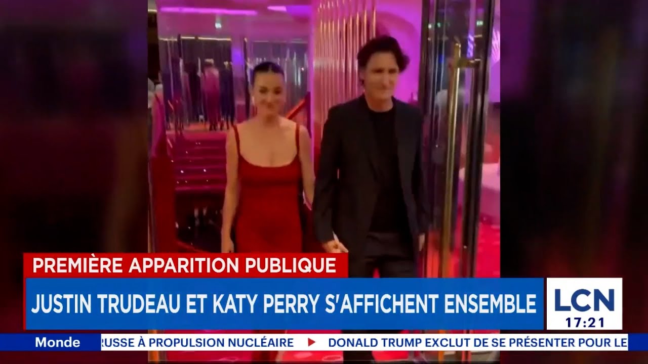 Justin Trudeau et Katy Perry main dans la main à Paris