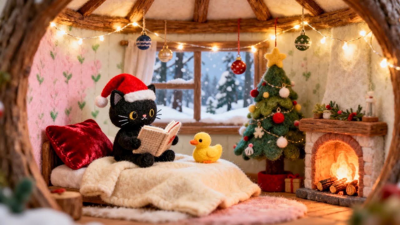 Snowzy Winter Jazz Lofi ☕ Lazy Day Relaxing Beats ❄️ Comfort Music for Rest