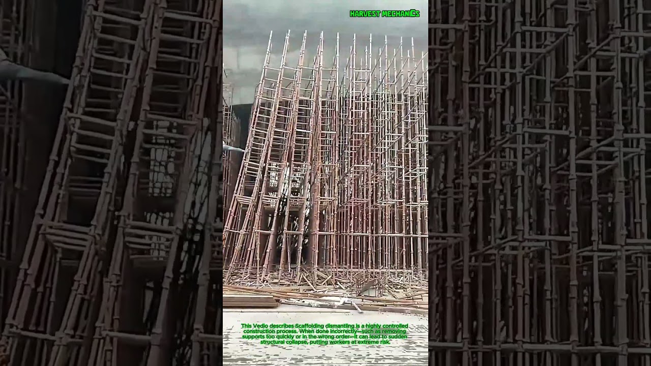 Why You Should NEVER Scaffolding Like This! : The Most Dangerous Construction Trick on the Internet