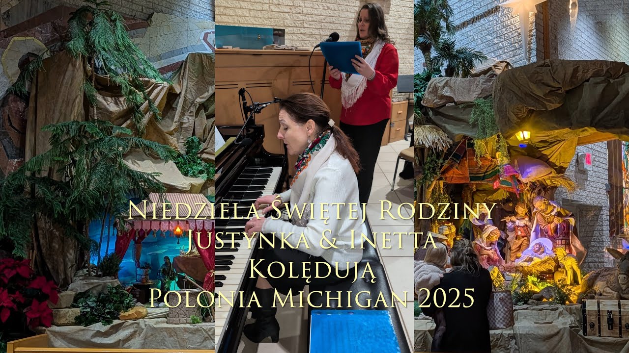 Justynka & Inetta - Kolędują - Polonia Michigan 2025 4K
