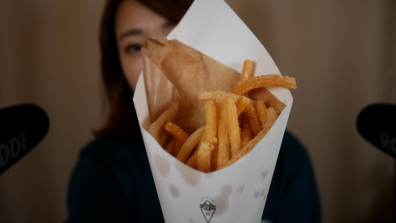 [Eng Sub][한국어ASMR] 우리 츄러스 같이 먹자 Let's eat churros together!