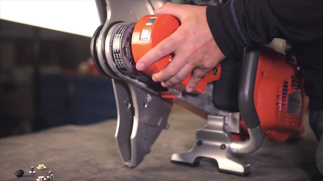 How to switch sides of the blade head on your Husqvarna K 970 power cutter