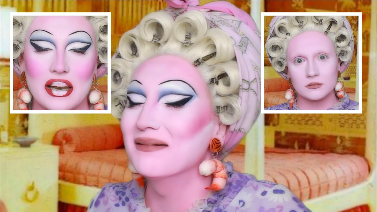 A very angry pink makeup tutorial