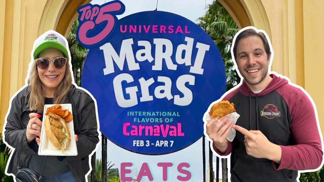 Top 5 BEST Universal Studios Mardi Gras Eats for 2024 | Universal Orlando Resort