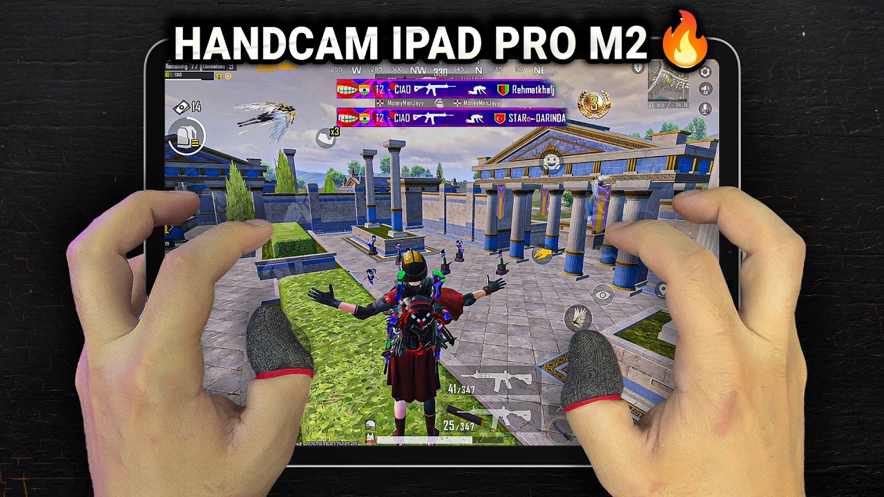 iPad Pro M2🔥 HANDCAM 120 FPS | Игра в 6 пальцев + гироскоп | PUBG Mobile