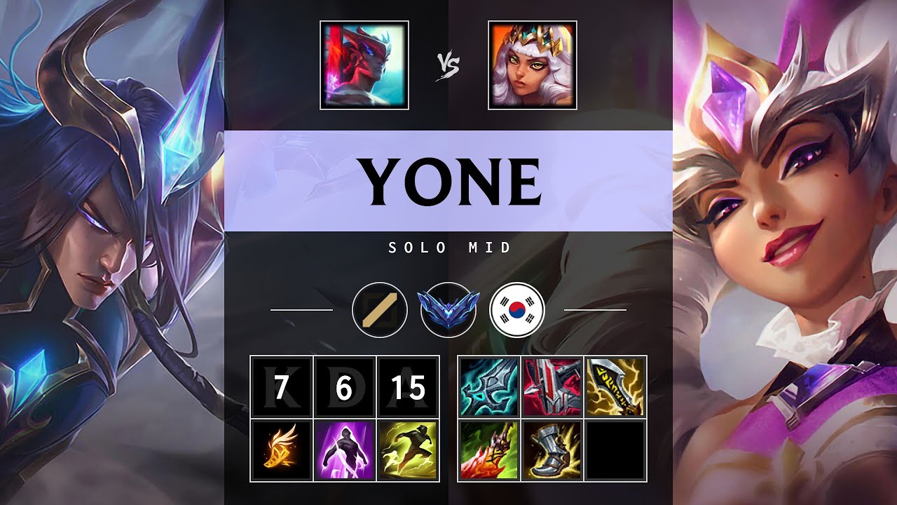 Yone Mid vs Qiyana - KR Diamond Patch 25.18