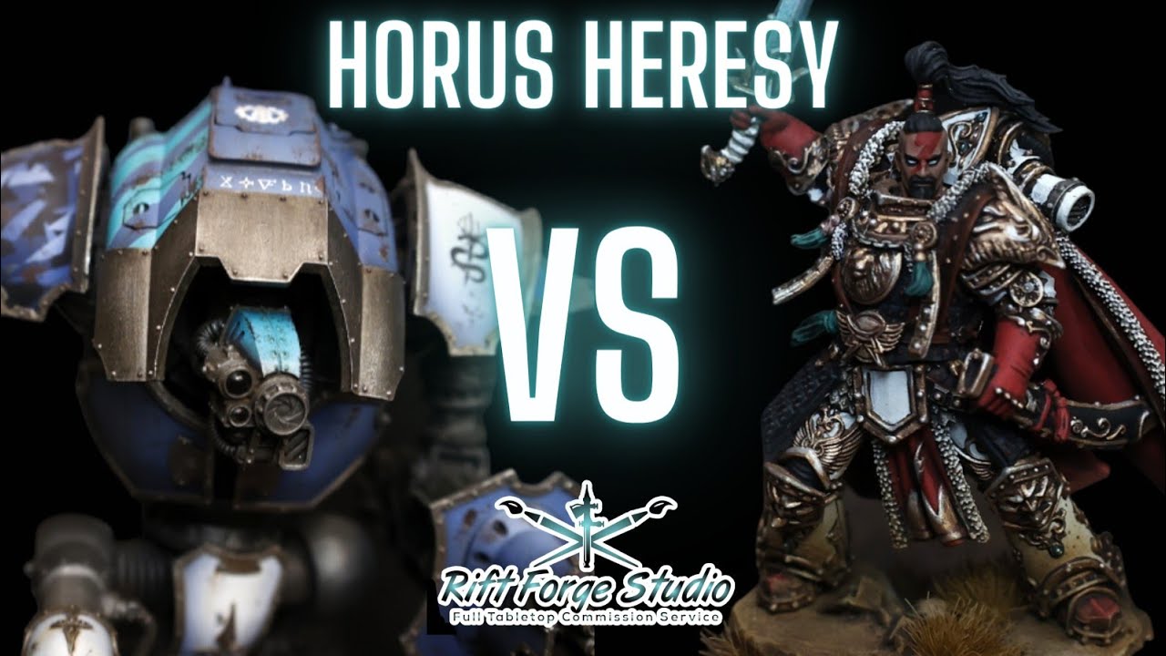Questoris Knights VS White Scars - Warhammer: Horus Heresy Battle Report Ep 14