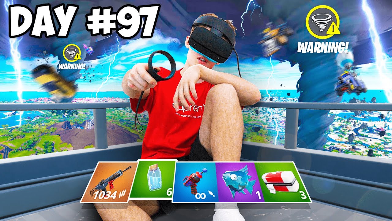 I Spent 100 Days in Fortnite VR