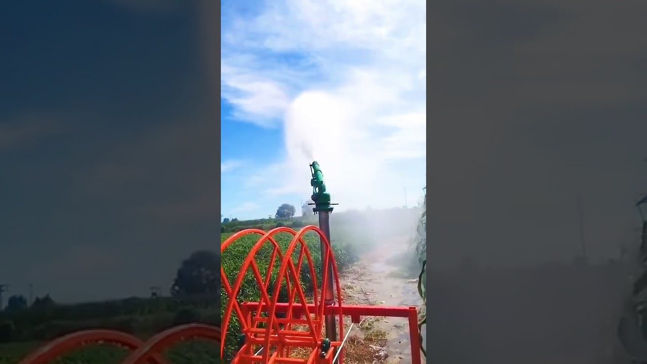 Mobile irrigation truck 300m hose reel Portable Irrigation Equipment