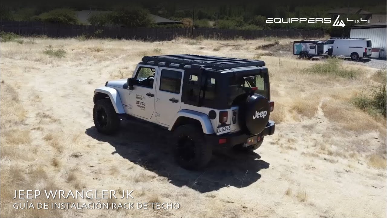 JEEP WRANGLER JK tutorial de instalación rack de techo