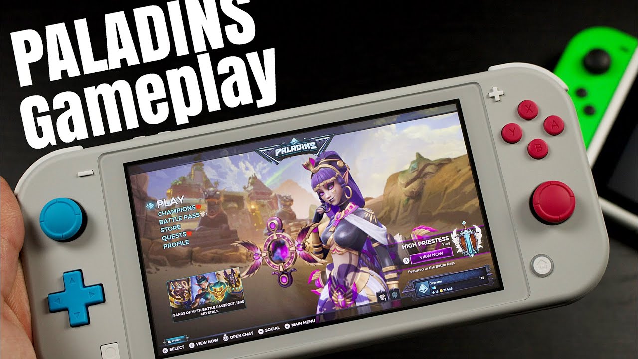 PALADINS FREE TO PLAY | NINTENDO SWITCH LITE GAMEPLAY!