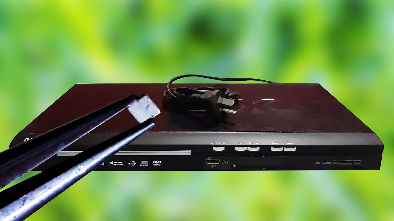 &iexcl;Una idea brillante con un viejo reproductor de DVD!
