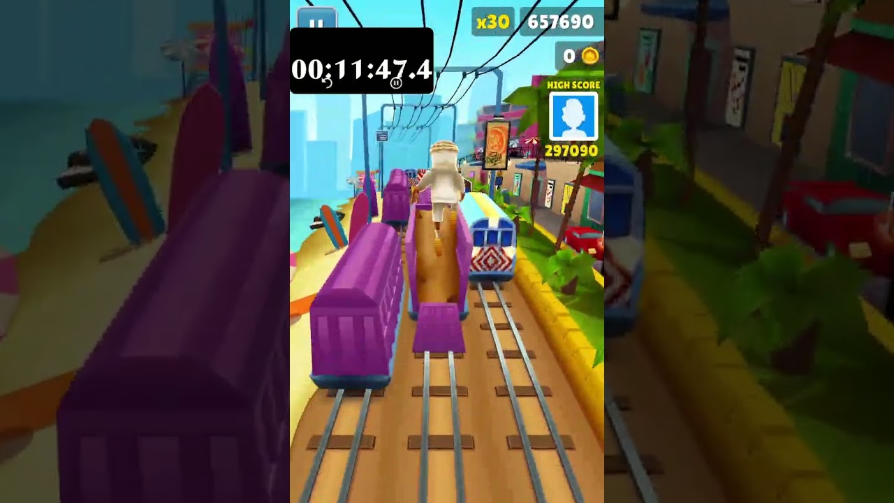 subway surf no coins/keys 53m04s