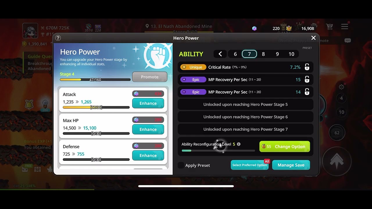 Spending money on Ability Reconfiguration. Maplestory Idle RPG P2W Episode 68