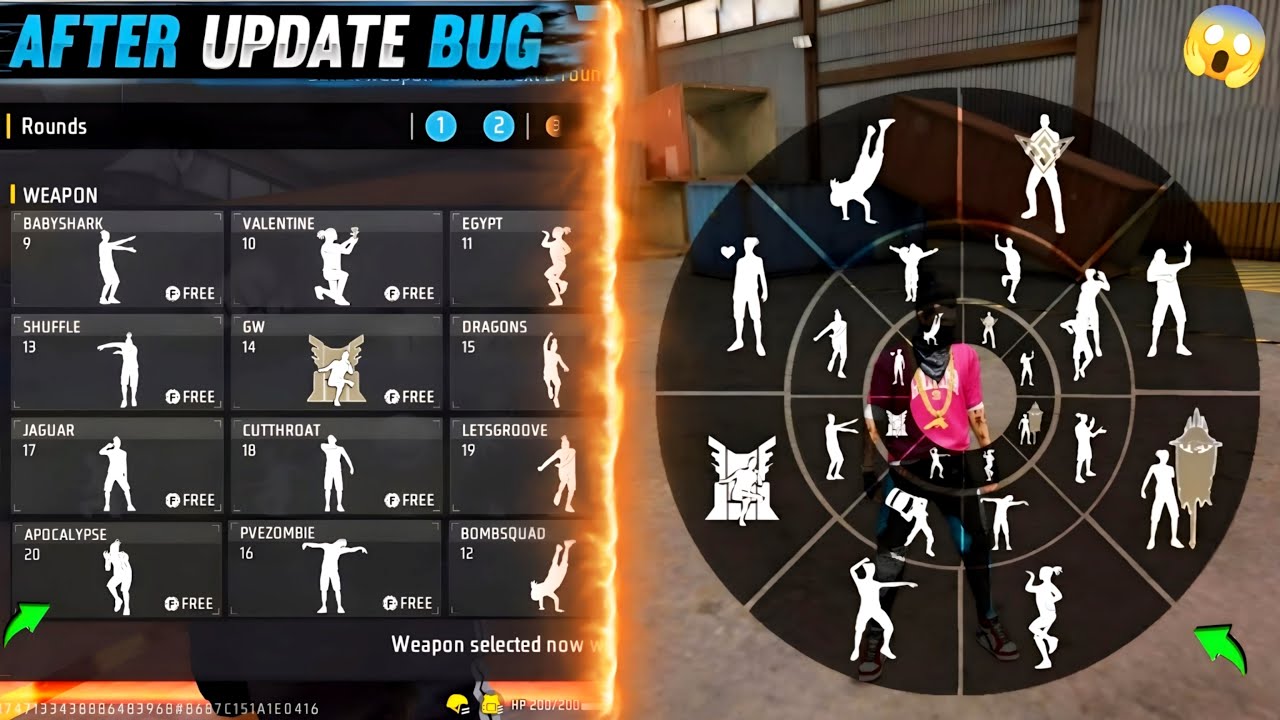 Emote Trick 😮 Top 5 Danger Bugs ||