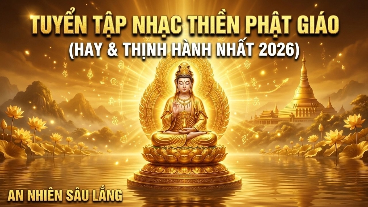 NHẠC THIỀN TĨNH TÂM - TUYỂN TẬP NHẠC THIỀN PHẬT GIÁO HAY THỊNH HÀNH NHẤT 2026 - AN NHIÊN SÂU LẮNG