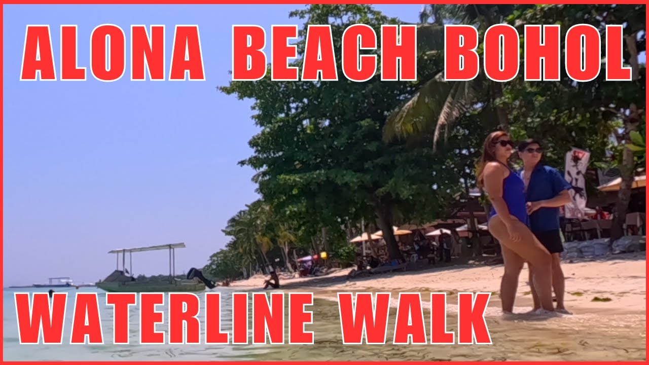 Alona Beach Bohol Waterline Walk
