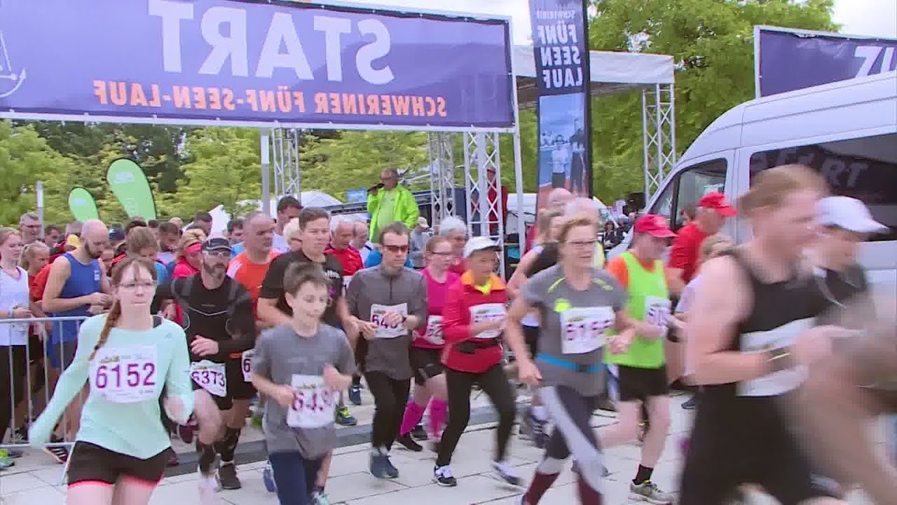 Riesenandrang beim Schweriner Fünf-Seen-Lauf