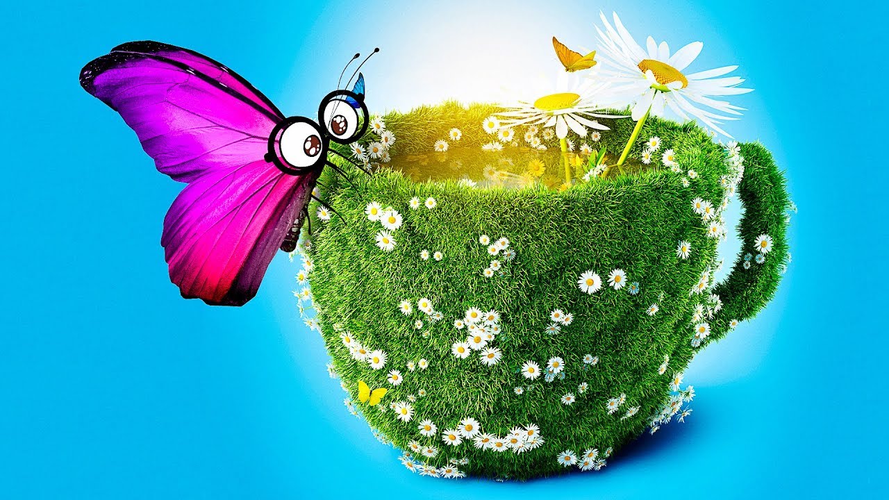 Floating Flower Cup